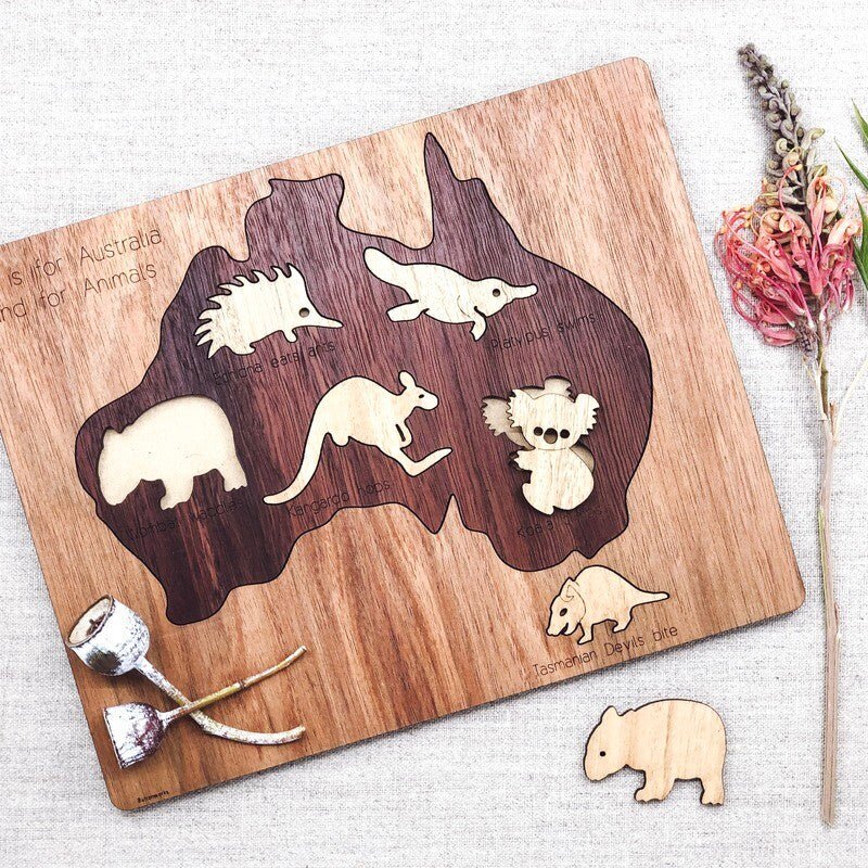 Buttonworks Australian Map Puzzle