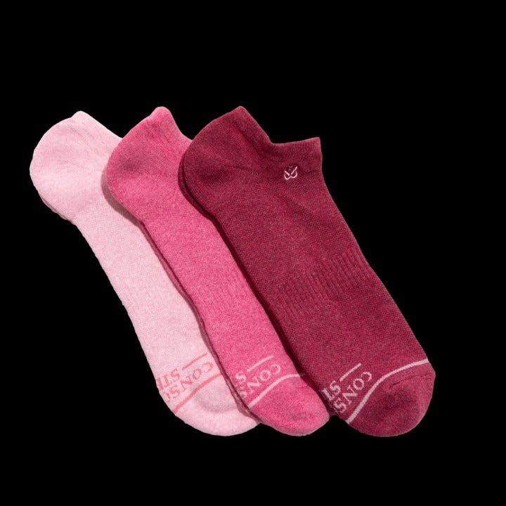 Conscious Step Socks that Promote Breast Cancer Prevention - ankle collection