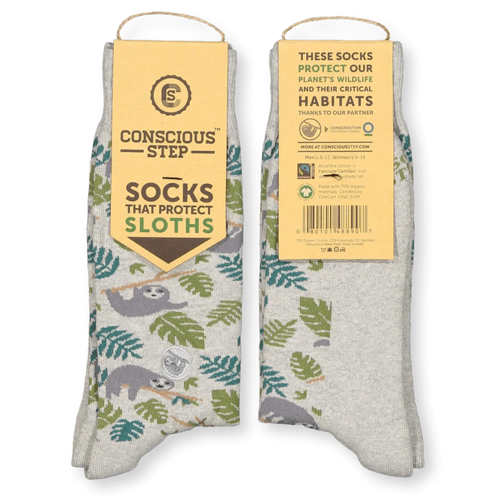 Conscious Step Socks That Protect Sloths