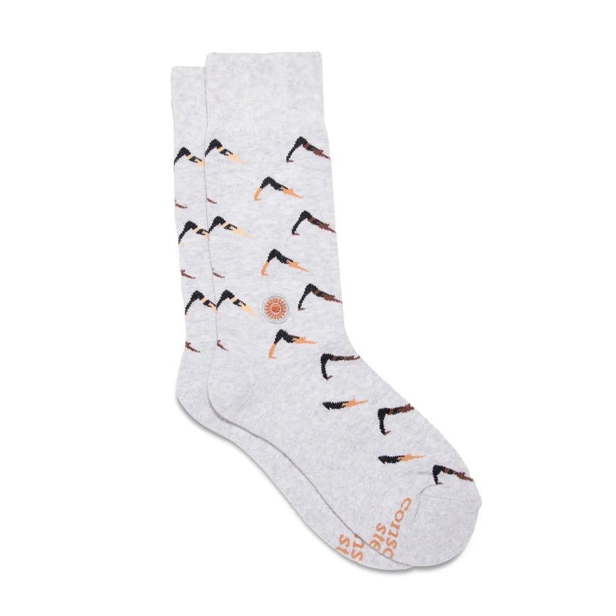 Conscious Step Socks that Support Mental Health-yoga