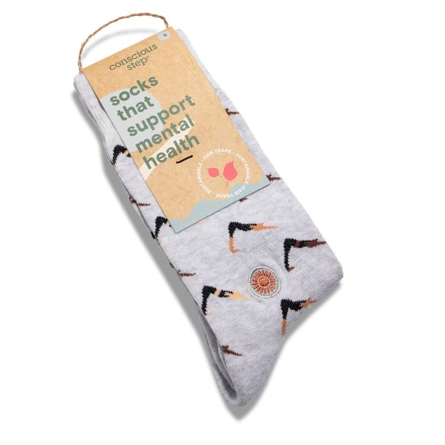 Conscious Step Socks that Support Mental Health-yoga