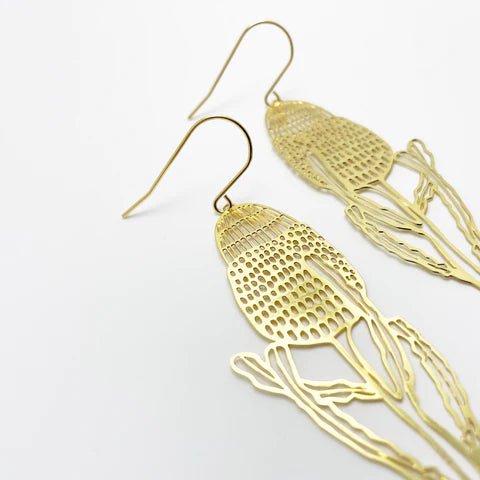 DENZ Banksias in gold