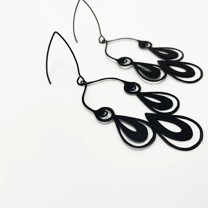 DENZ Boho #11 Dangles in Black