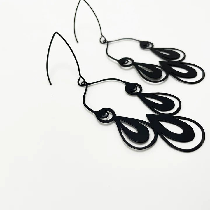 Denz + coDENZ Boho #11 Dangles in Black #same day gift delivery melbourne#