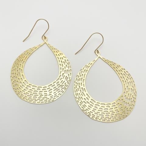 DENZ Boho #4 Hoops in gold