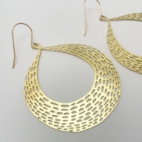 DENZ Boho #4 Hoops in gold