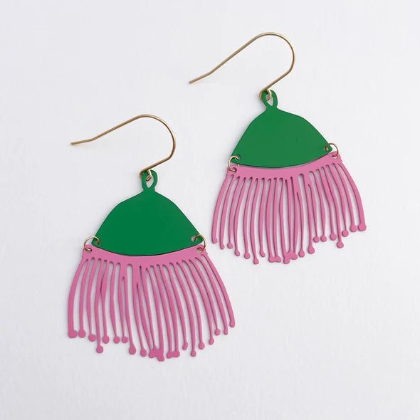 DENZ Gum Blossoms in Emerald and Bubblegum Pink