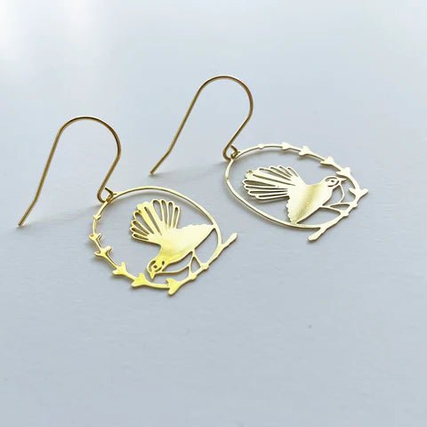 DENZ Mini Fantails dangles in gold