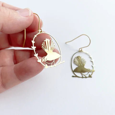 DENZ Mini Fantails dangles in gold