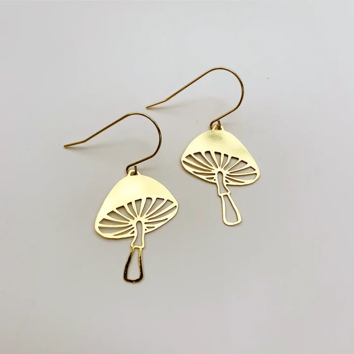 DENZ Mini Mushie dangles in gold