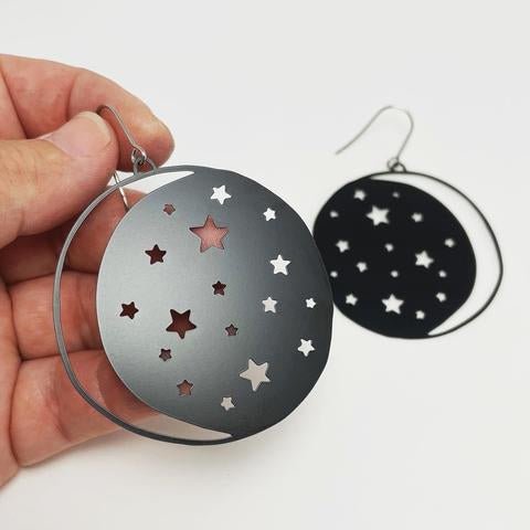 DENZ Moon Stars in black