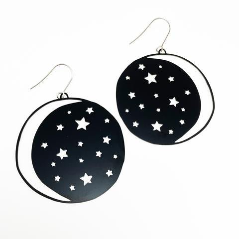 DENZ Moon Stars in black
