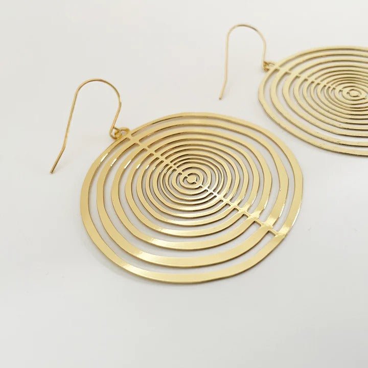 DENZ Orbit (flat) dangles in gold