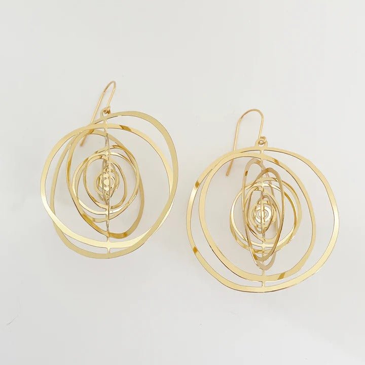 DENZ Orbit (open) dangles in gold