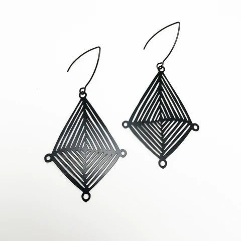 Denz + coDENZ Shield dangles in black #same day gift delivery melbourne#