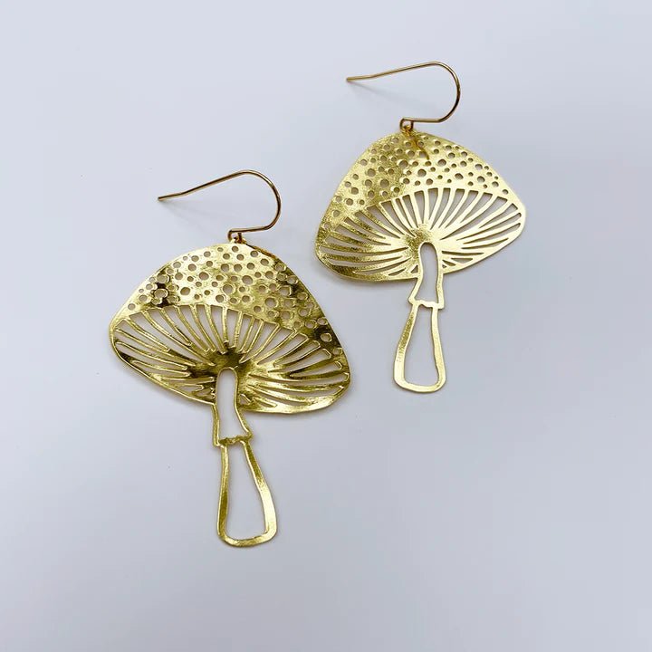 DENZ Toadstools in gold