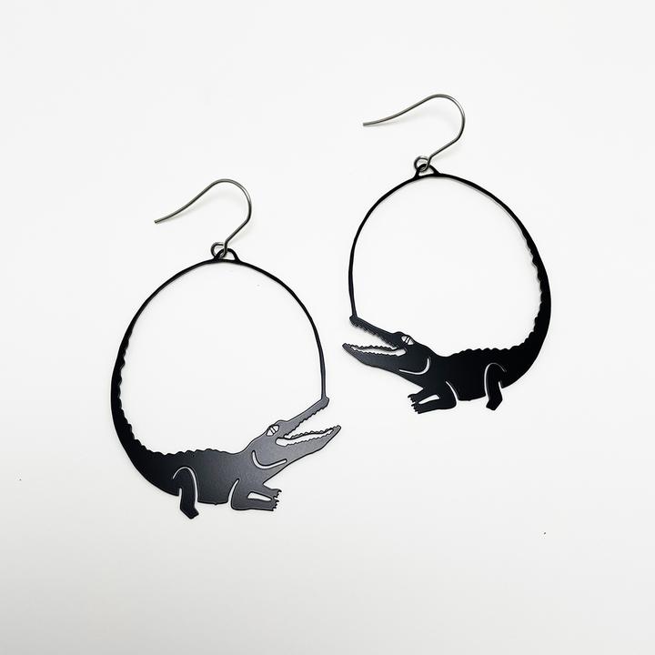 DENZ Croc dangles in black