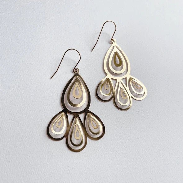 DENZ Reverie dangles in gold