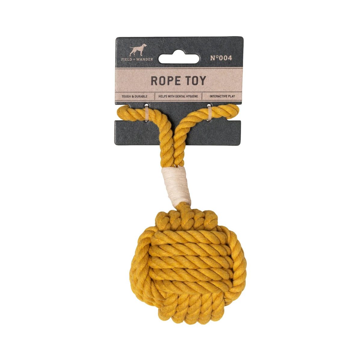 Design WorksDog Rope Toy - Yellow #same day gift delivery melbourne#