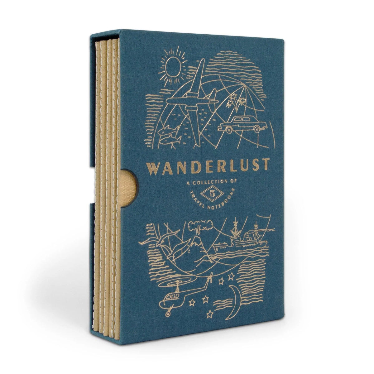 Design WorksWanderlust Travel Notebook Set #same day gift delivery melbourne#