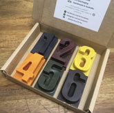 Eco CrayonsECO CRAYONS BLOCKS - Numbers 1-6: Plant Based Natural Crayons #same day gift delivery melbourne#