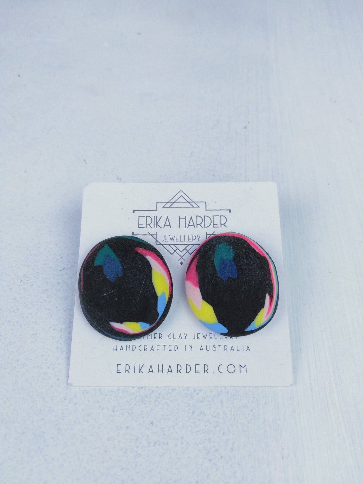 Erika HarderPebble stud earrings #same day gift delivery melbourne#