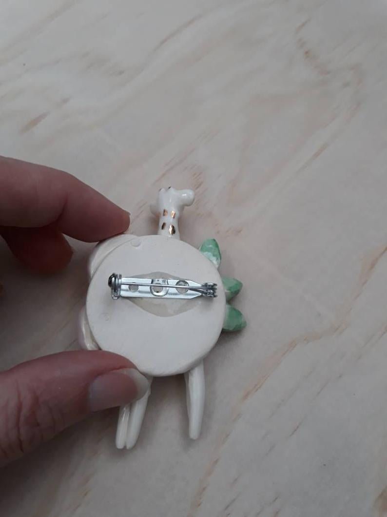 Gail Ceramics Ceramic Brooch