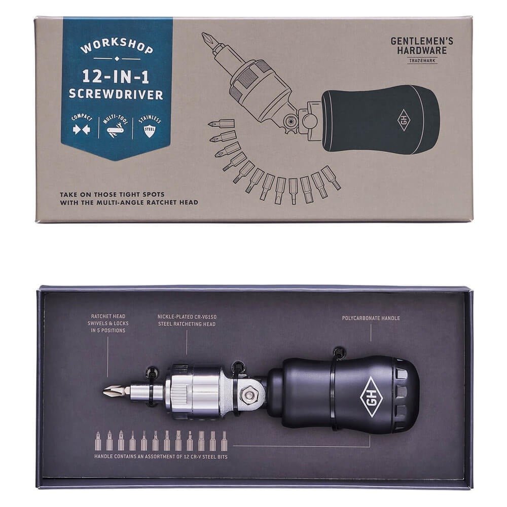 Gentlemen's HardwareGentlemen's Hardware 12-in-1 Screwdriver #same day gift delivery melbourne#