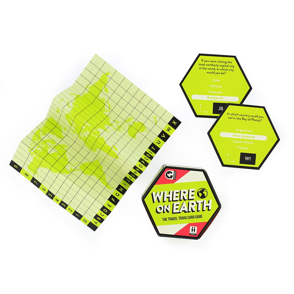 Ginger Fox Hex Games - Where On Earth