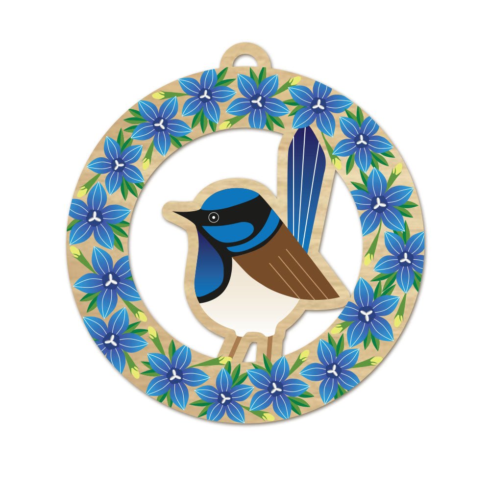 Go Do GoodAustralian Christmas tree decoration – fairy wren #same day gift delivery melbourne#