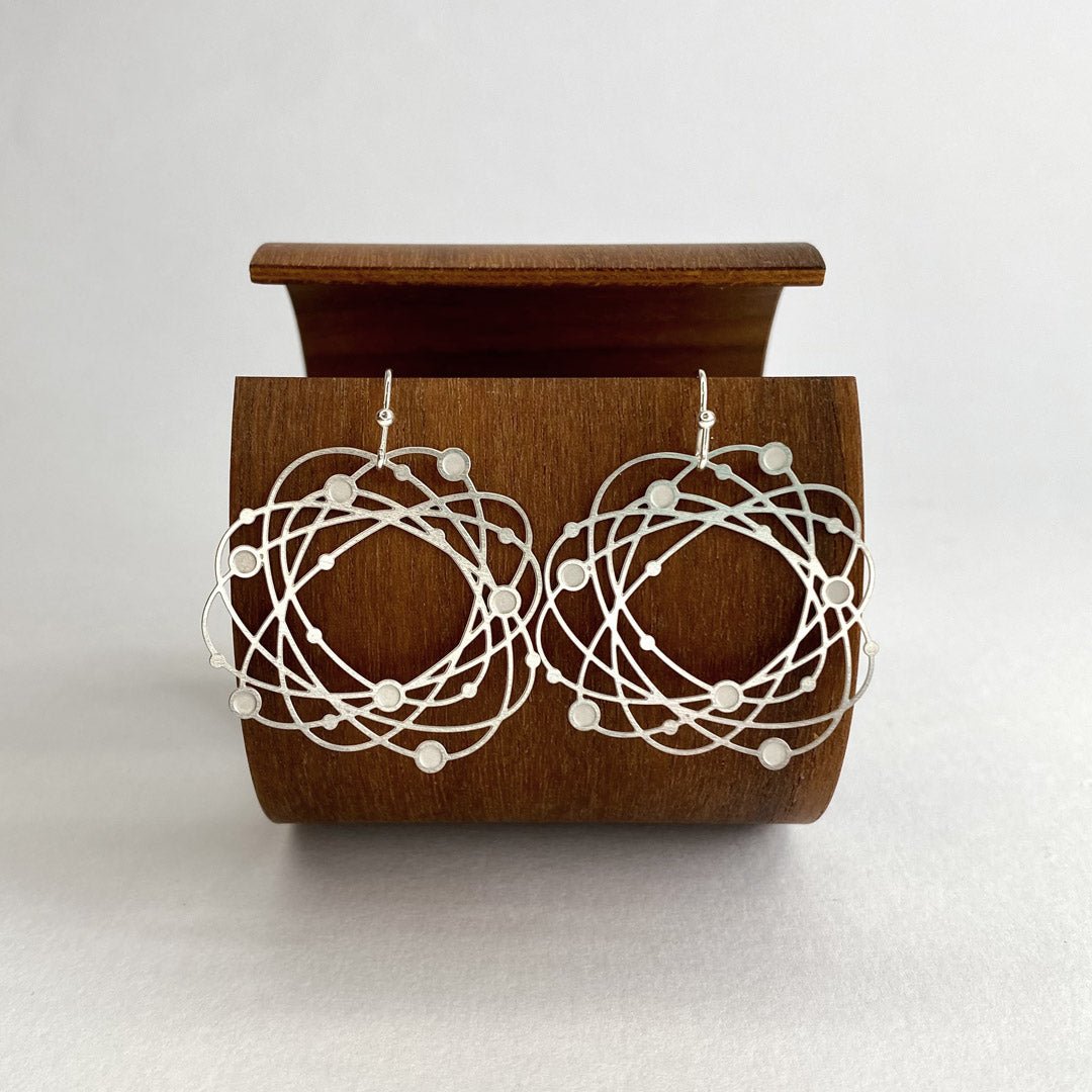 Orbit hook earrings