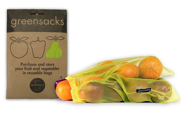 GreensacksGreen Sacks Reuseable Produce Bags - 5 pack #same day gift delivery melbourne#