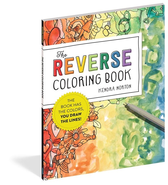 Hardie Grant Books The Reverse Coloring Book™ #same day gift delivery melbourne#