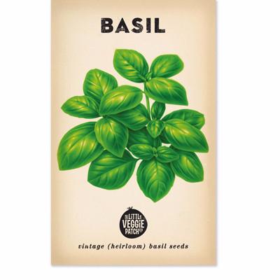 Little Veggie Patch CoLittle Veggie Patch Co BASIL 'LARGE SWEET GENOVA' HEIRLOOM SEEDS #same day gift delivery melbourne#
