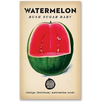 Little Veggie Patch Co WATERMELON 'BUSH SUGAR BABY' HEIRLOOM SEEDS