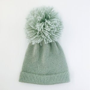 Lore Lore Giant Pom Pom Wool Beanie