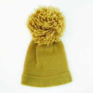 Lore Lore Giant Pom Pom Wool Beanie