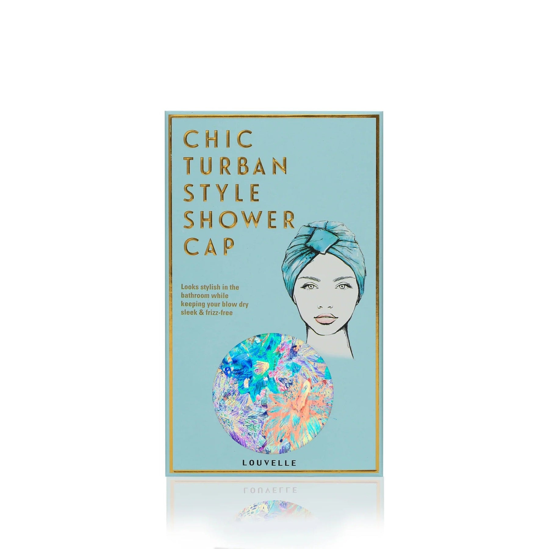 Louvelle AMELIE shower cap in Artsy Floral