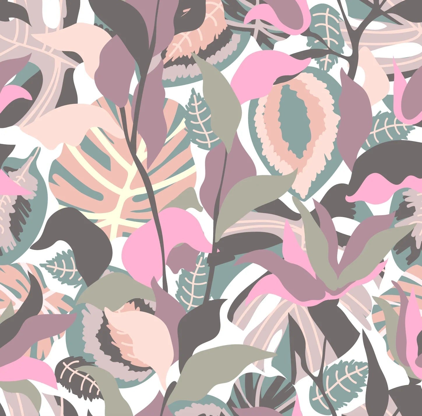 Louvelle AMELIE shower cap in Pink Camouflage