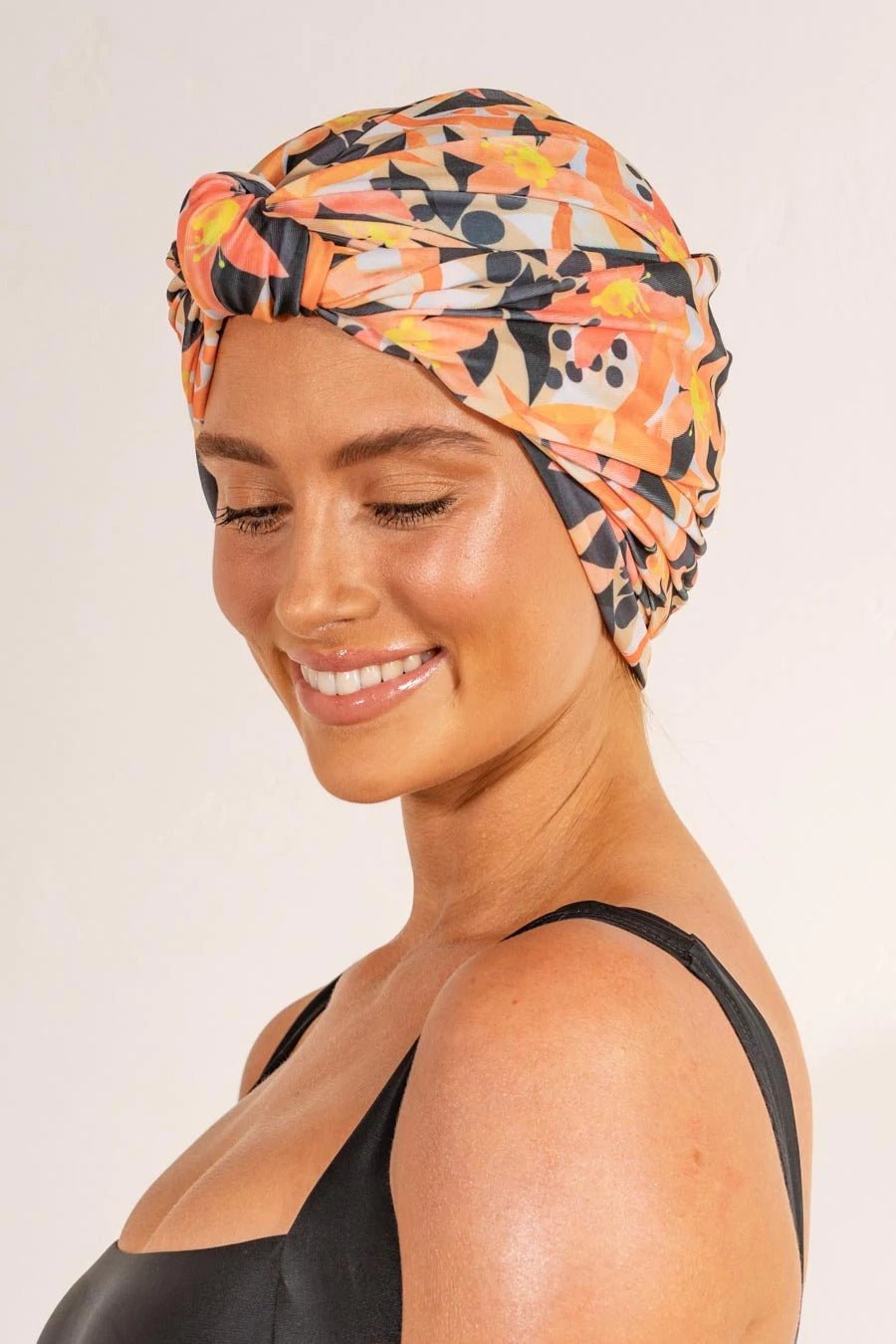 LouvelleLouvelle DAHLIA shower cap in Sunkissed Lily #same day gift delivery melbourne#