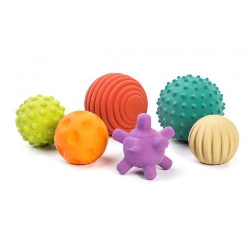 MinilandMiniland Aptitude Eco Sensory Natural Rubber Sensory Balls, 6 pcs #same day gift delivery melbourne#