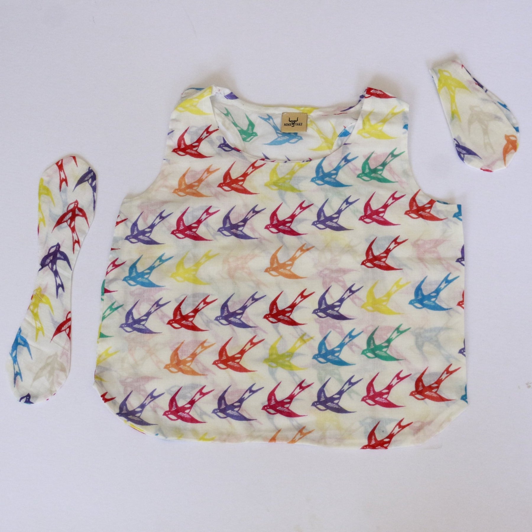 Nine Yaks Kids Knot Back Top