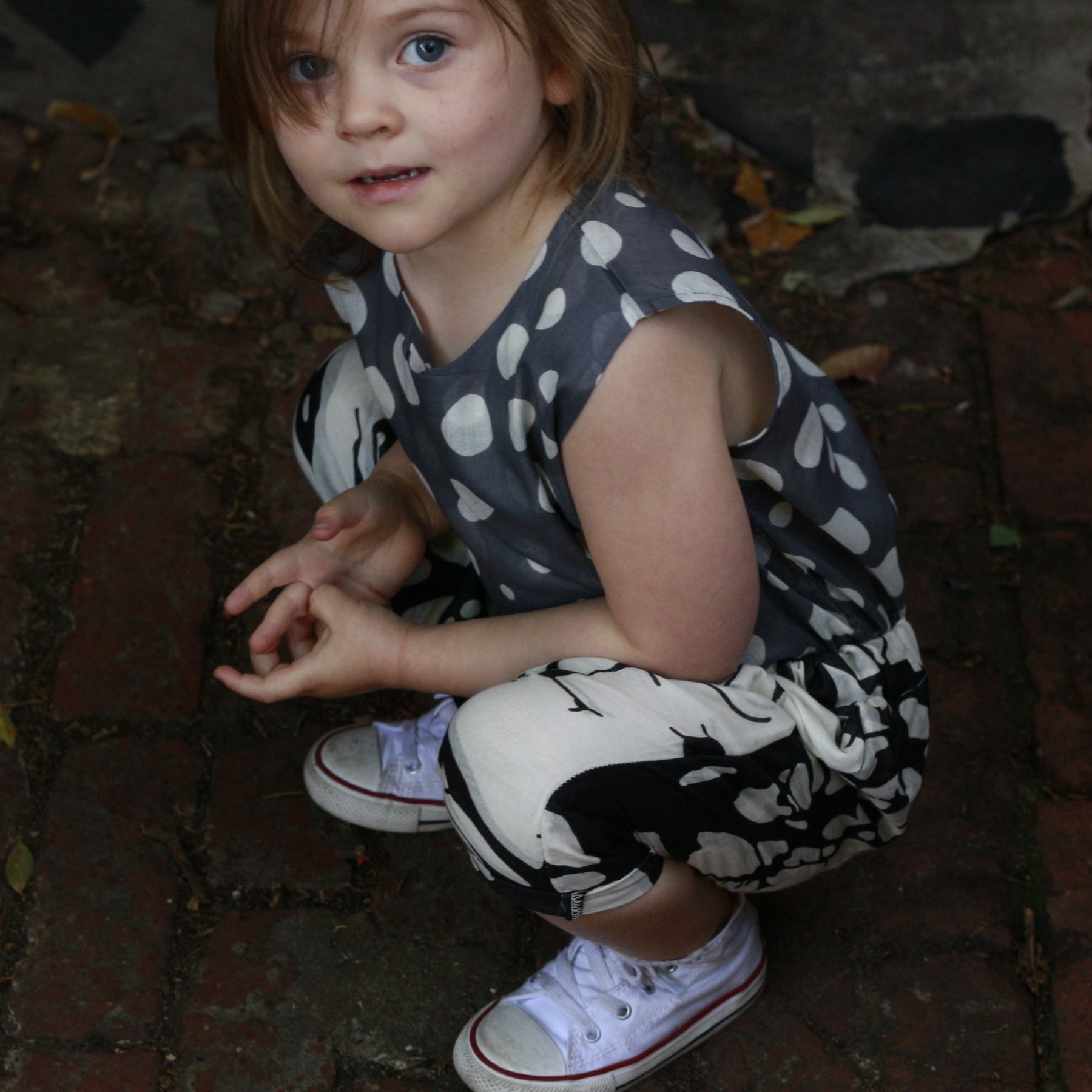 Nine Yaks Kids Short Sleeve Spotty Top
