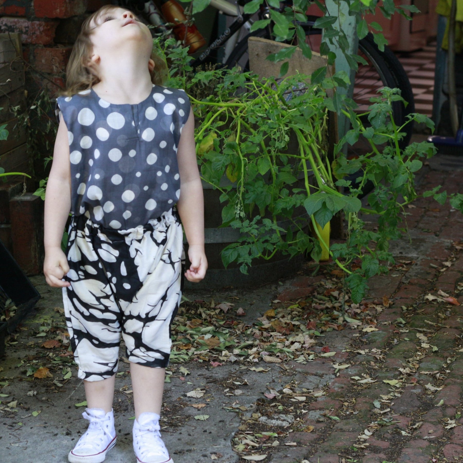 Nine Yaks Kids Short Sleeve Spotty Top
