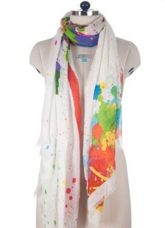 Nine YaksNine Yaks Paint Splatter Cotton Shawl #same day gift delivery melbourne#