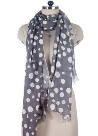 Nine Yaks Spots Cotton Shawl