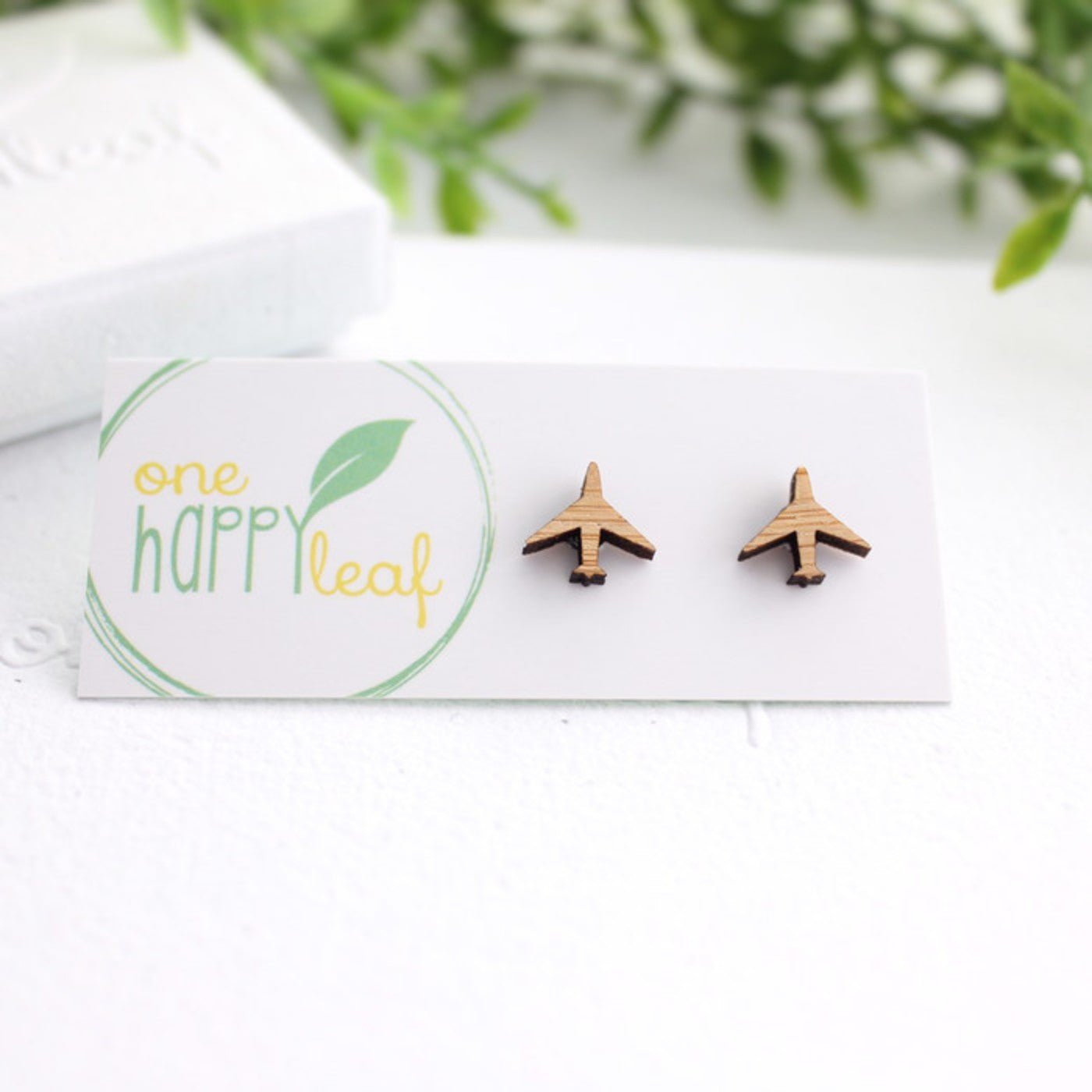 One Happy Leaf Aeroplane Studs