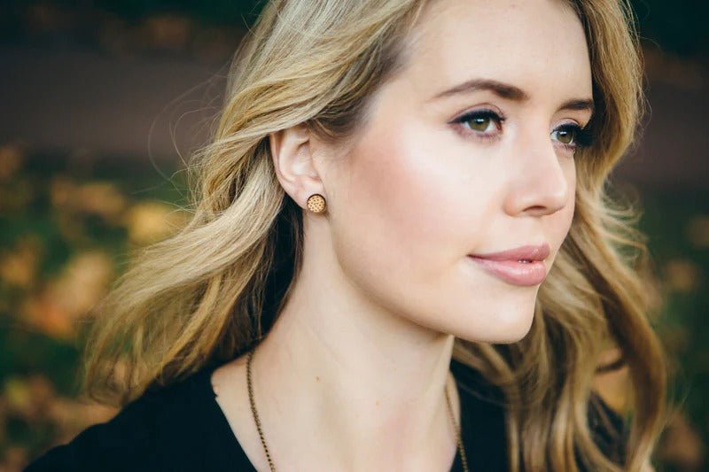 One Happy Leaf POLKA DOT STUDS