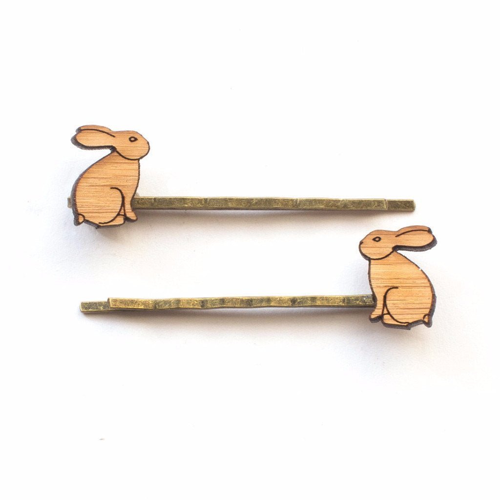 One Happy LeafOne Happy Leaf Rabbit Hairpins #same day gift delivery melbourne#