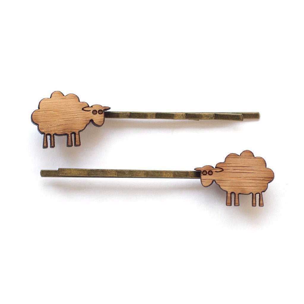 One Happy Leaf Sheep Hairpins